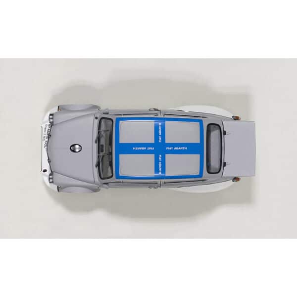 autoart - 1:18 fiat abarth tcr 1000 (matt grey with blue stripes)