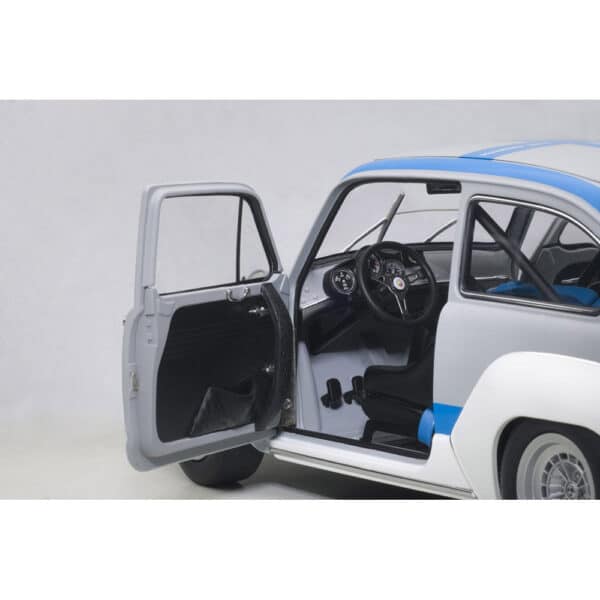 autoart - 1:18 fiat abarth tcr 1000 (matt grey with blue stripes)