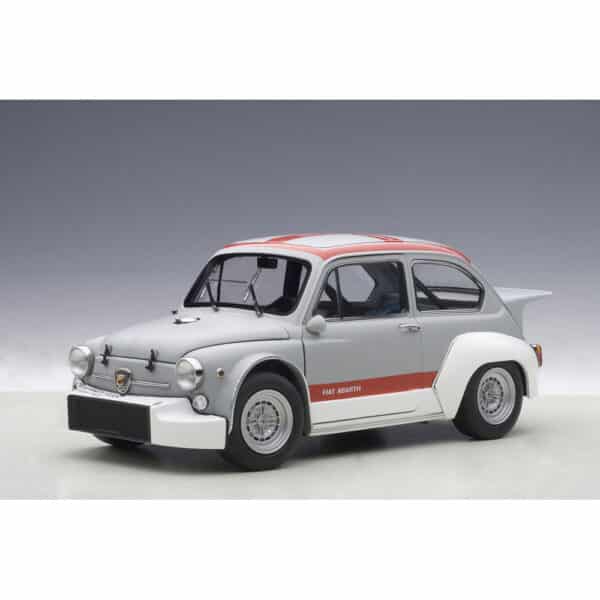 autoart - 1:18 fiat abarth tcr 1000 (matt grey with red stripes)
