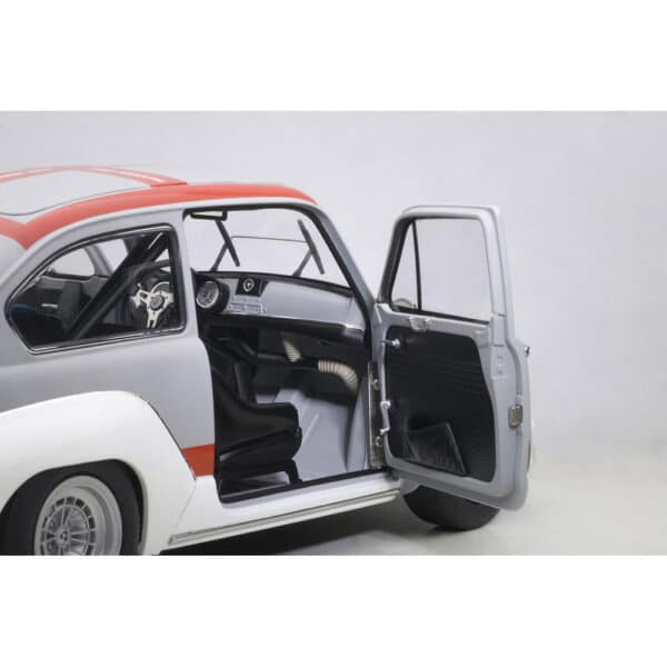 autoart - 1:18 fiat abarth tcr 1000 (matt grey with red stripes)