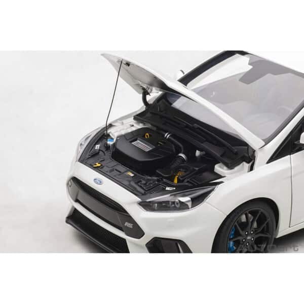 autoart - 1:18 ford focus rs 2016 (frozen white)