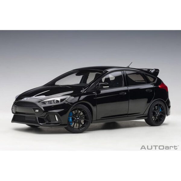 autoart - 1:18 ford focus rs 2016 (shadow black)