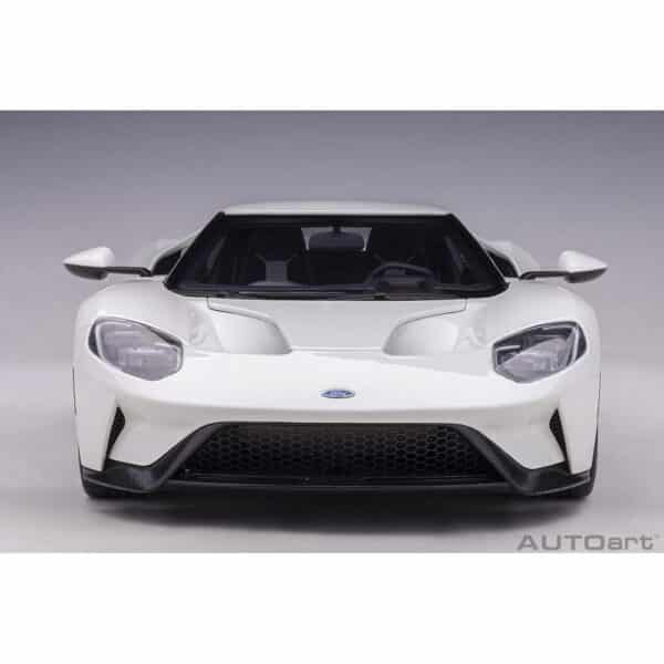 autoart - 1:18 ford gt 2017 (frozen white)