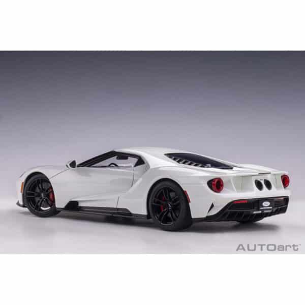 autoart - 1:18 ford gt 2017 (frozen white)