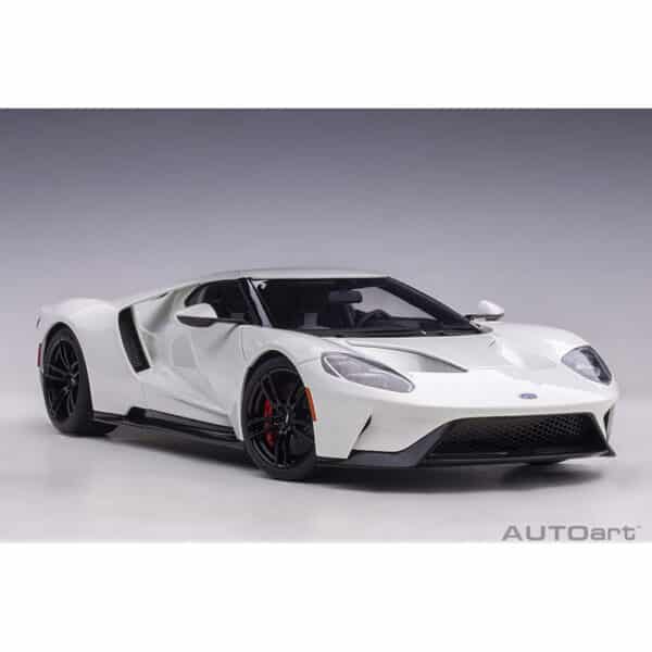 autoart - 1:18 ford gt 2017 (frozen white)