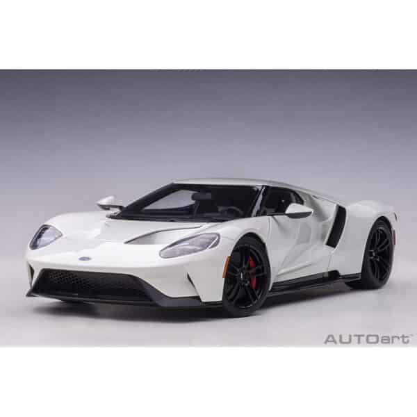 autoart - 1:18 ford gt 2017 (frozen white)