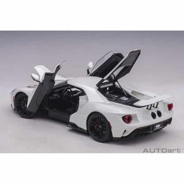 autoart - 1:18 ford gt 2017 (frozen white)