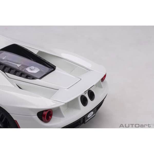 autoart - 1:18 ford gt 2017 (frozen white)