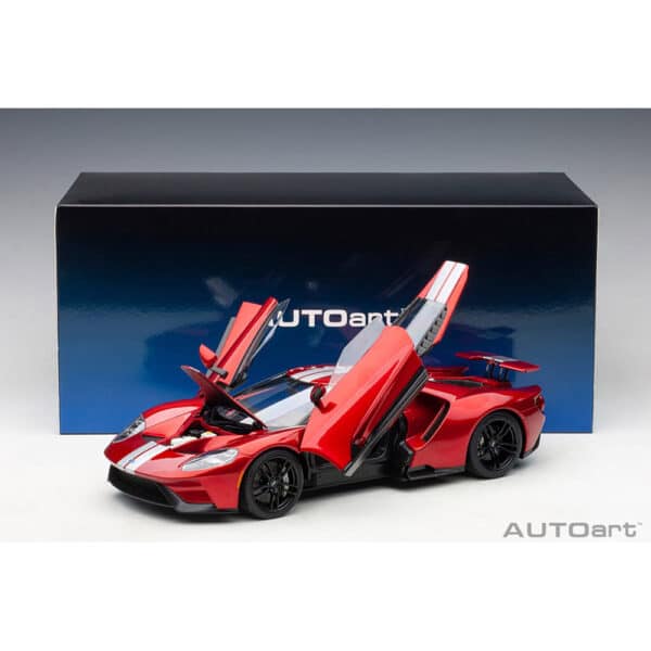 autoart - 1:18 ford gt 2017 (liquid red)