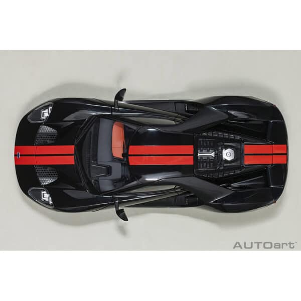 autoart - 1:18 ford gt 2017 (shadow black)