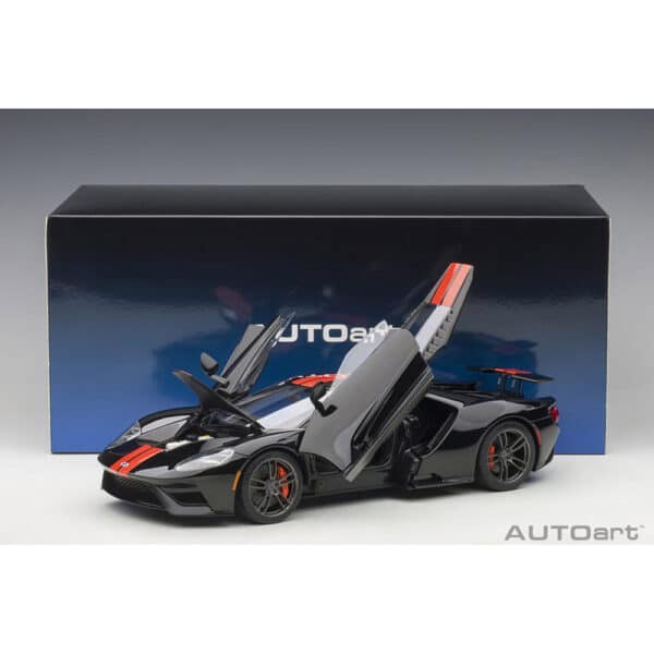 autoart - 1:18 ford gt 2017 (shadow black)
