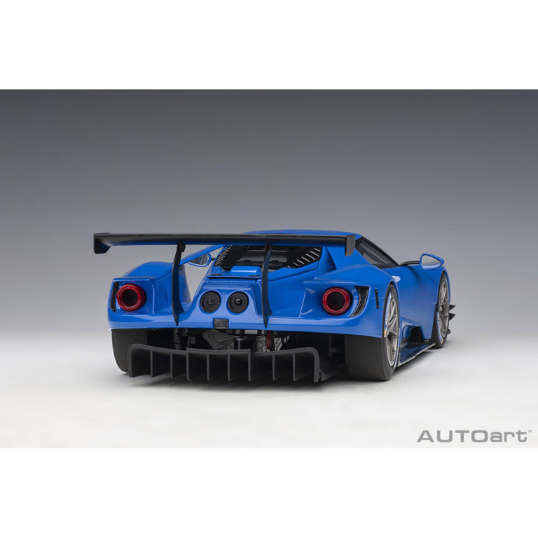 autoart - 1:18 ford gt gte plain body version (blue)