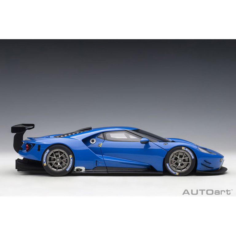 autoart - 1:18 ford gt gte plain body version (blue)