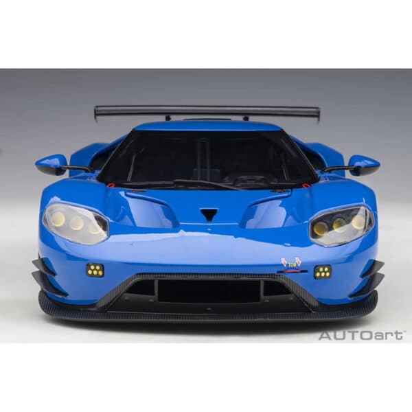 autoart - 1:18 ford gt gte plain body version (blue)
