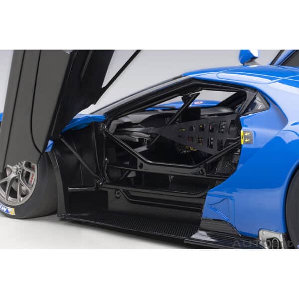 autoart - 1:18 ford gt gte plain body version (blue)