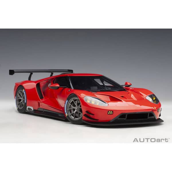 autoart - 1:18 ford gt gte plain body version (red)