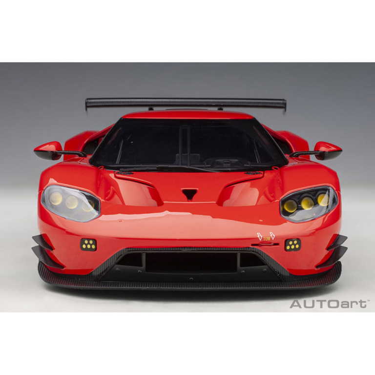 autoart - 1:18 ford gt gte plain body version (red)