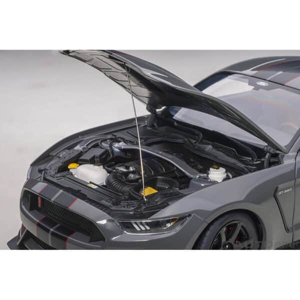 autoart - 1:18 ford mustang shelby gt-350r (lead foot grey)