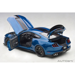 autoart - 1:18 ford mustang shelby gt-350r (lightning blue)