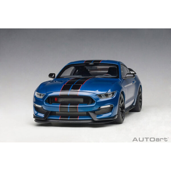autoart - 1:18 ford mustang shelby gt-350r (lightning blue)