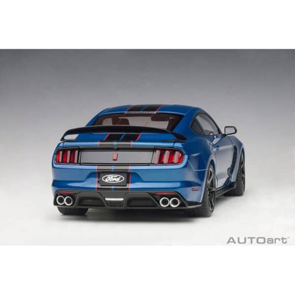 autoart - 1:18 ford mustang shelby gt-350r (lightning blue)