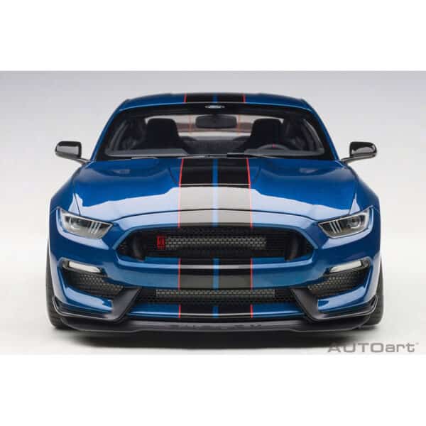autoart - 1:18 ford mustang shelby gt-350r (lightning blue)