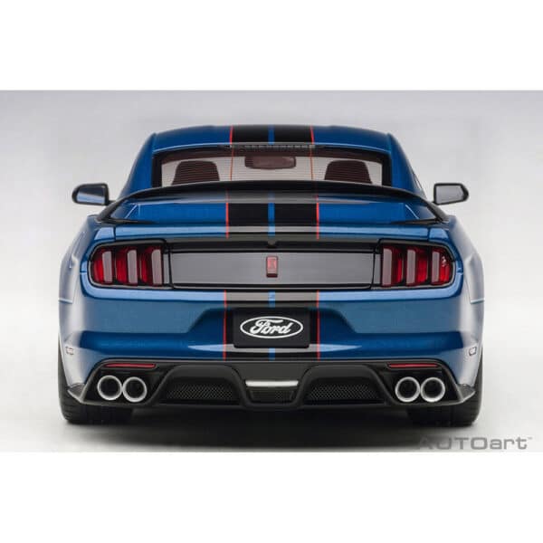 autoart - 1:18 ford mustang shelby gt-350r (lightning blue)