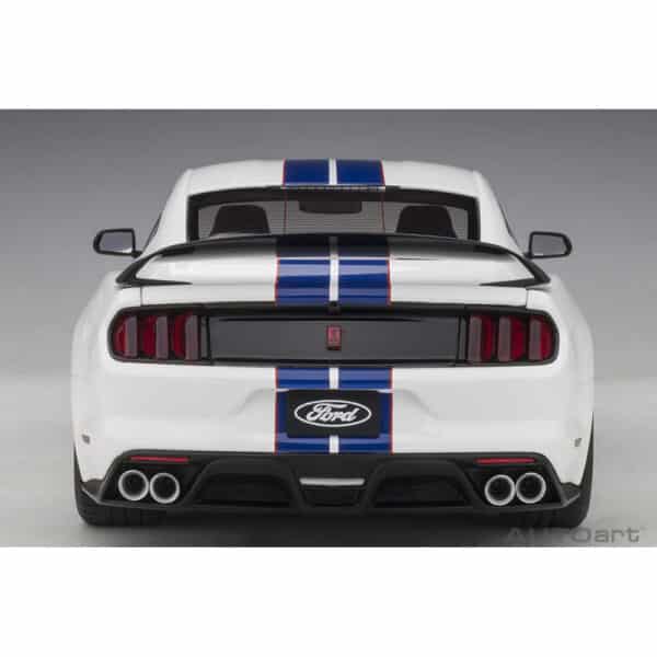 autoart - 1:18 ford mustang shelby gt-350r (oxford white)