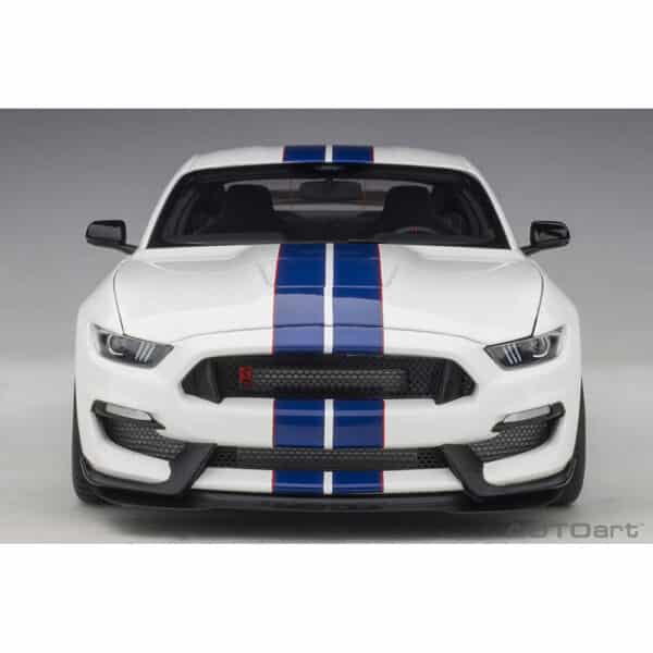 autoart - 1:18 ford mustang shelby gt-350r (oxford white)