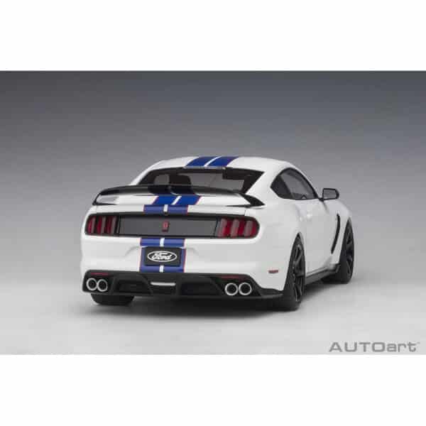 autoart - 1:18 ford mustang shelby gt-350r (oxford white)