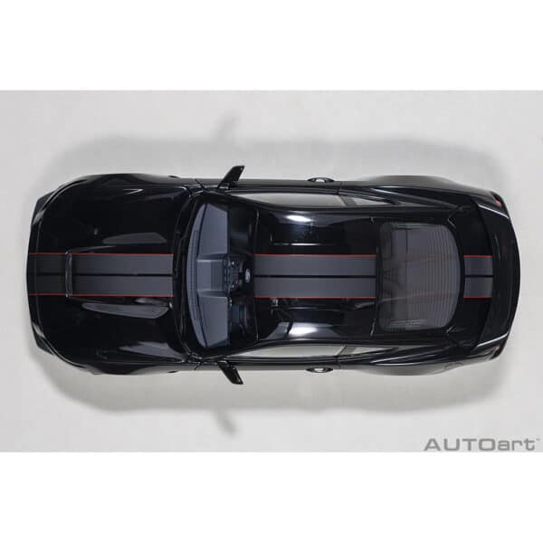 autoart - 1:18 ford mustang shelby gt-350r (shadow black)