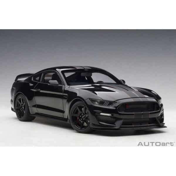 autoart - 1:18 ford mustang shelby gt-350r (shadow black)