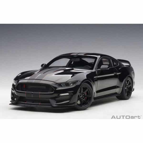 autoart - 1:18 ford mustang shelby gt-350r (shadow black)