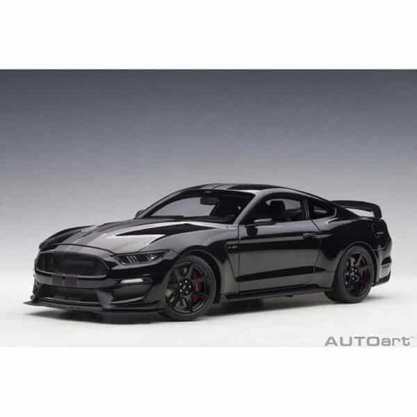 autoart - 1:18 ford mustang shelby gt-350r (shadow black)