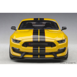 autoart - 1:18 ford mustang shelby gt-350r (triple yellow)