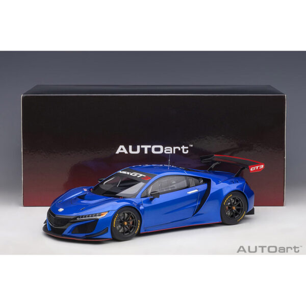 autoart - 1:18 honda nsx gt3 2018 (hyper blue)