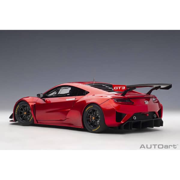 autoart - 1:18 honda nsx gt3 2018 (hyper red)