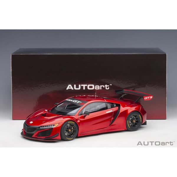 autoart - 1:18 honda nsx gt3 2018 (hyper red)