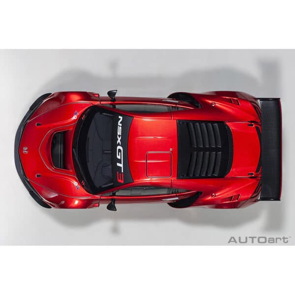 autoart - 1:18 honda nsx gt3 2018 (hyper red)