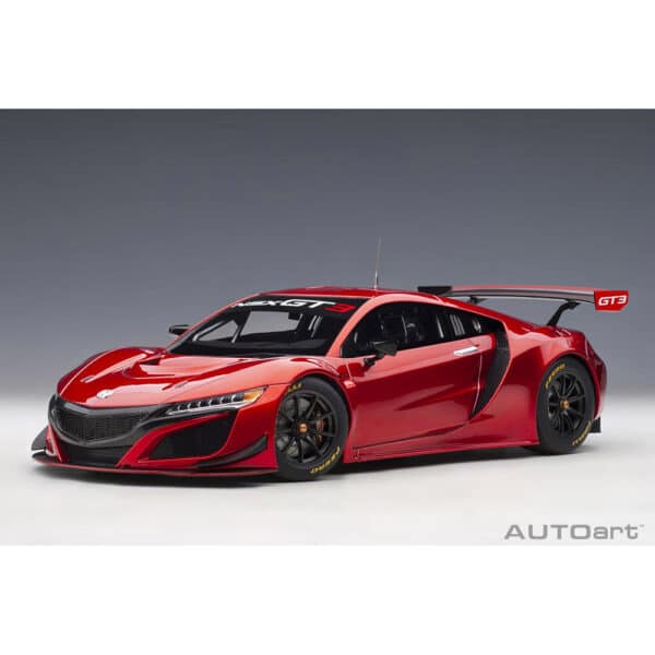 autoart - 1:18 honda nsx gt3 2018 (hyper red)