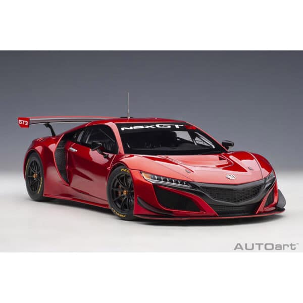 autoart - 1:18 honda nsx gt3 2018 (hyper red)
