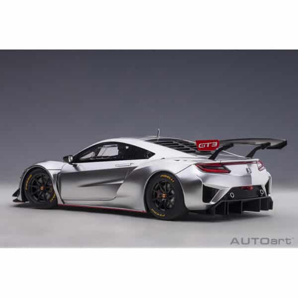autoart - 1:18 honda nsx gt3 2018 (hyper silver)