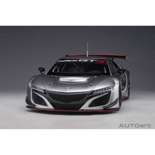 autoart - 1:18 honda nsx gt3 2018 (hyper silver)