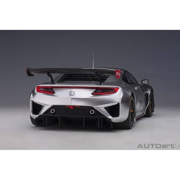 autoart - 1:18 honda nsx gt3 2018 (hyper silver)
