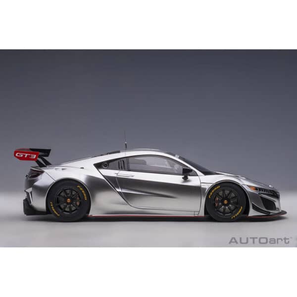 autoart - 1:18 honda nsx gt3 2018 (hyper silver)
