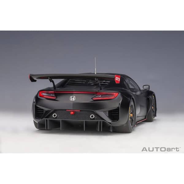 autoart - 1:18 honda nsx gt3 2018 (matt black)