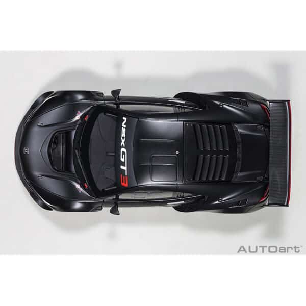 autoart - 1:18 honda nsx gt3 2018 (matt black)