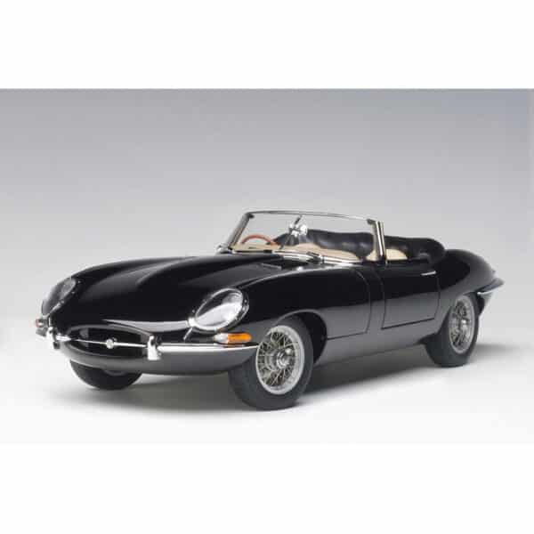 autoart - 1:18 jaguar e-type roadster series i 3.8 (black)