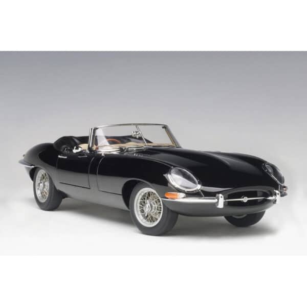 autoart - 1:18 jaguar e-type roadster series i 3.8 (black)