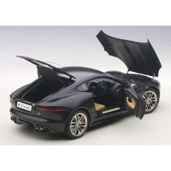 autoart - 1:18 jaguar f-type r coupe (matt black)